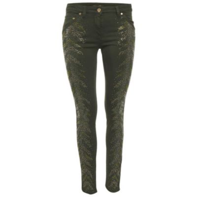 Women's Denim Rhinestone Skinny Jeans