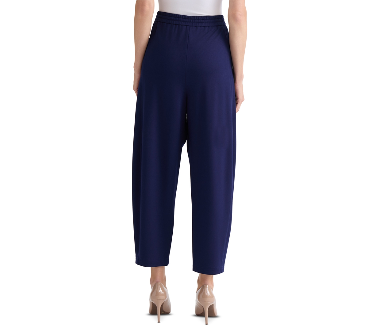 Jones New York Petite Pull-on Barrel-Leg Pants