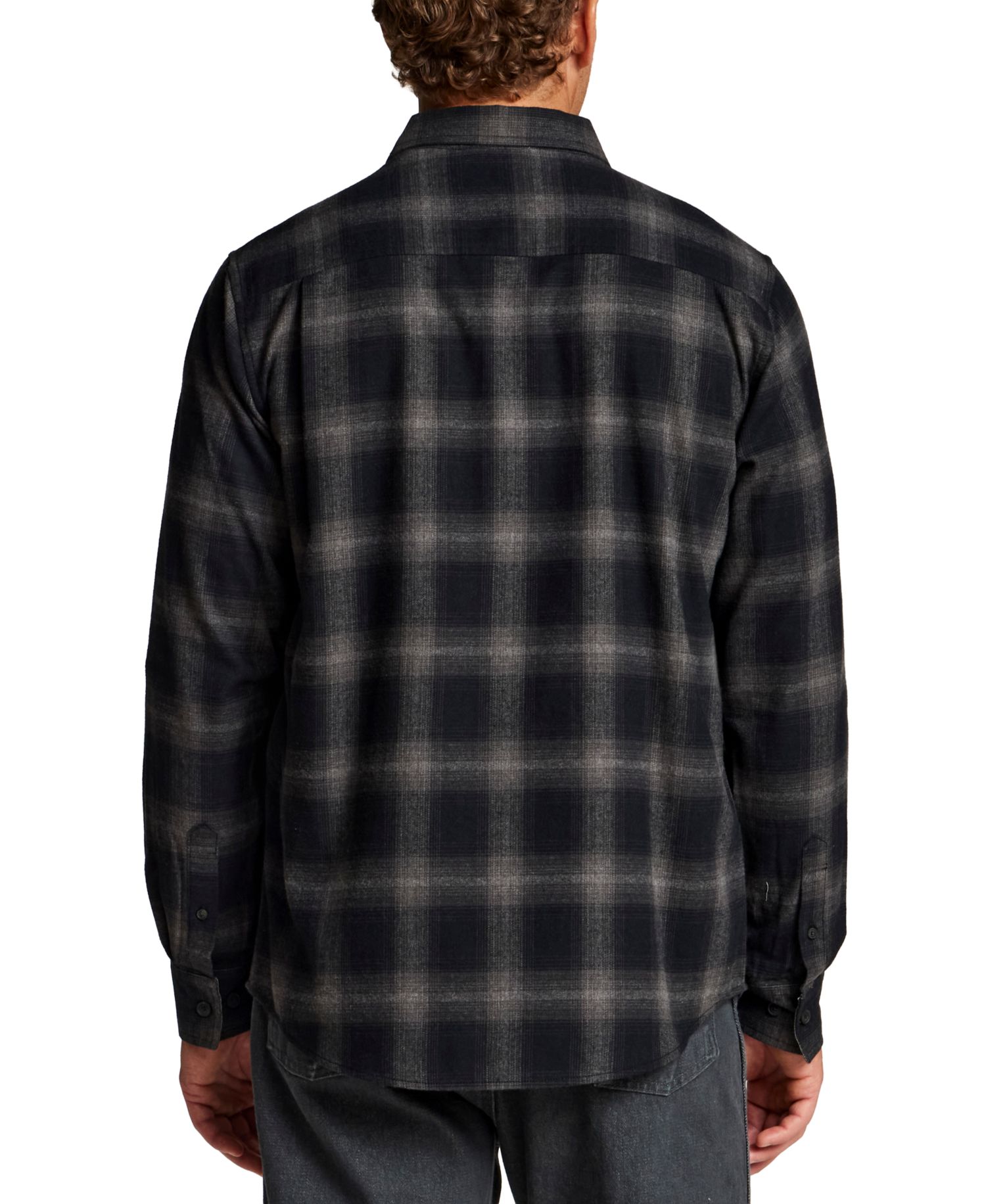 Men's Button-Front Flannel Shirt
