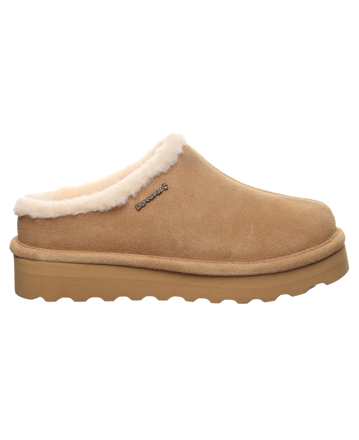Bearpaw Women's Izzy Platform Suede Slip-On Clogs