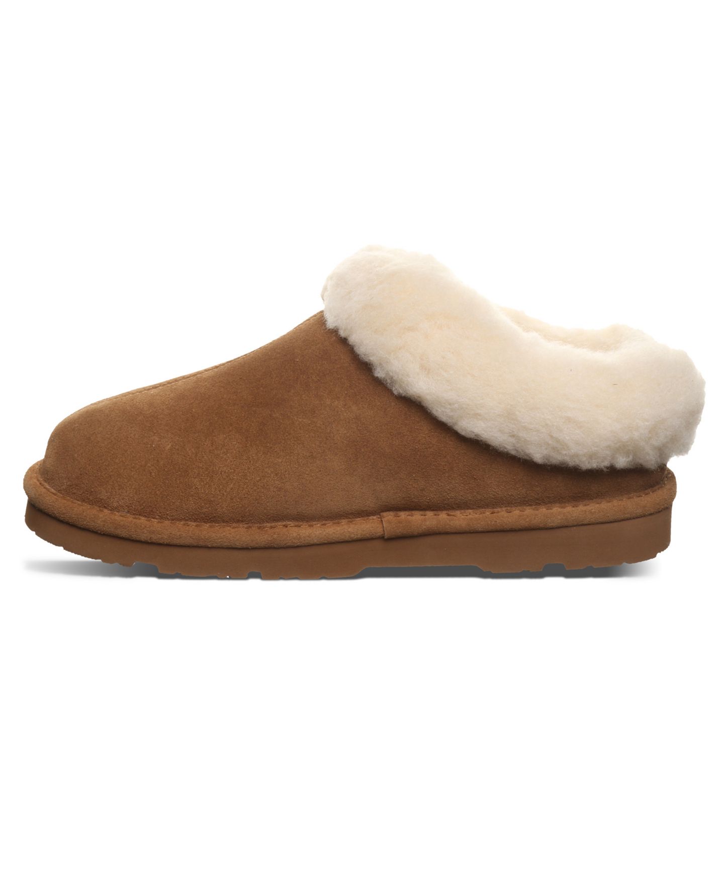 Женские сабо BEARPAW Brina Suede Slip-On, цвет: Hickory — фото 6