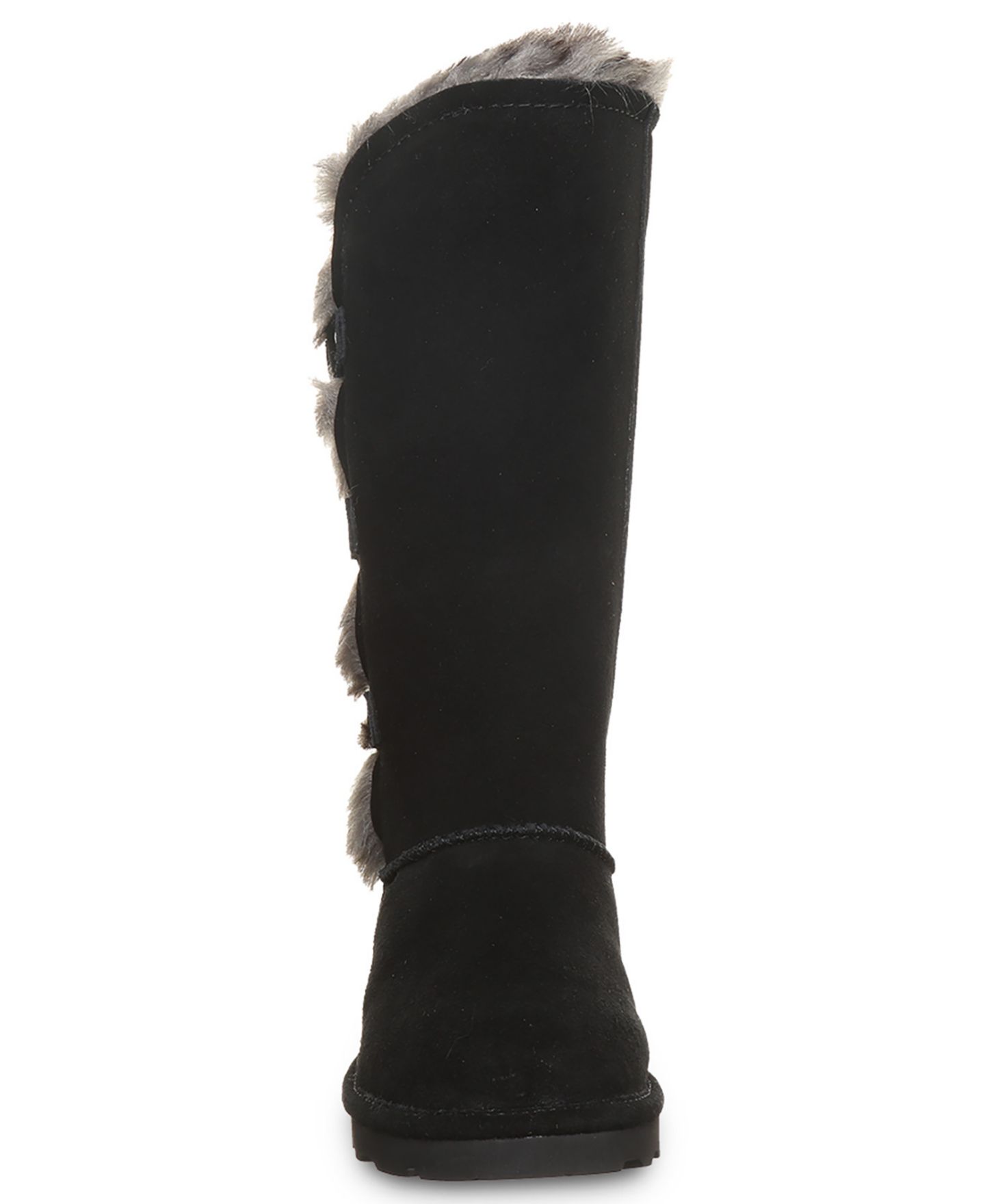Женские ботинки BEARPAW Emery II Faux Fur Mid Calf, цвет: Чёрный — фото 6