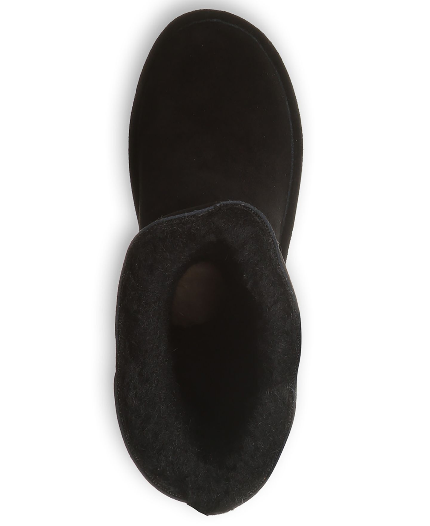 Женские ботинки BEARPAW Zaria Ribbon Bow Detail Mid-Calf, цвет: Чёрный — фото 4