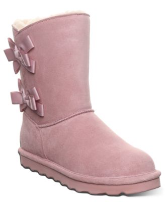 Women's Zaria Ribbon Bow Detail Mid-Calf Boots