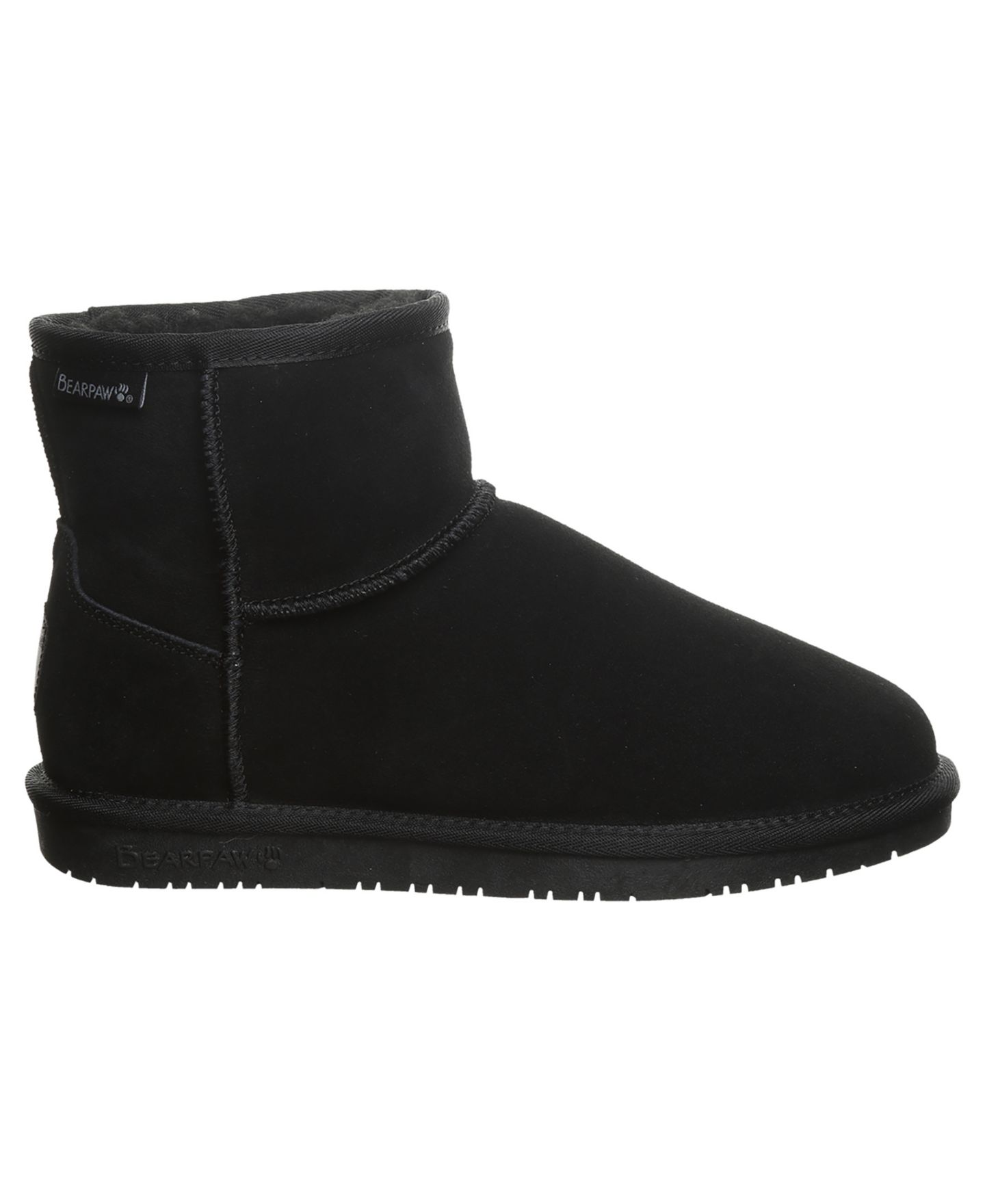 Женские ботинки BEARPAW Demi II Comfort Footbed Ankle, цвет: Чёрный — фото 2