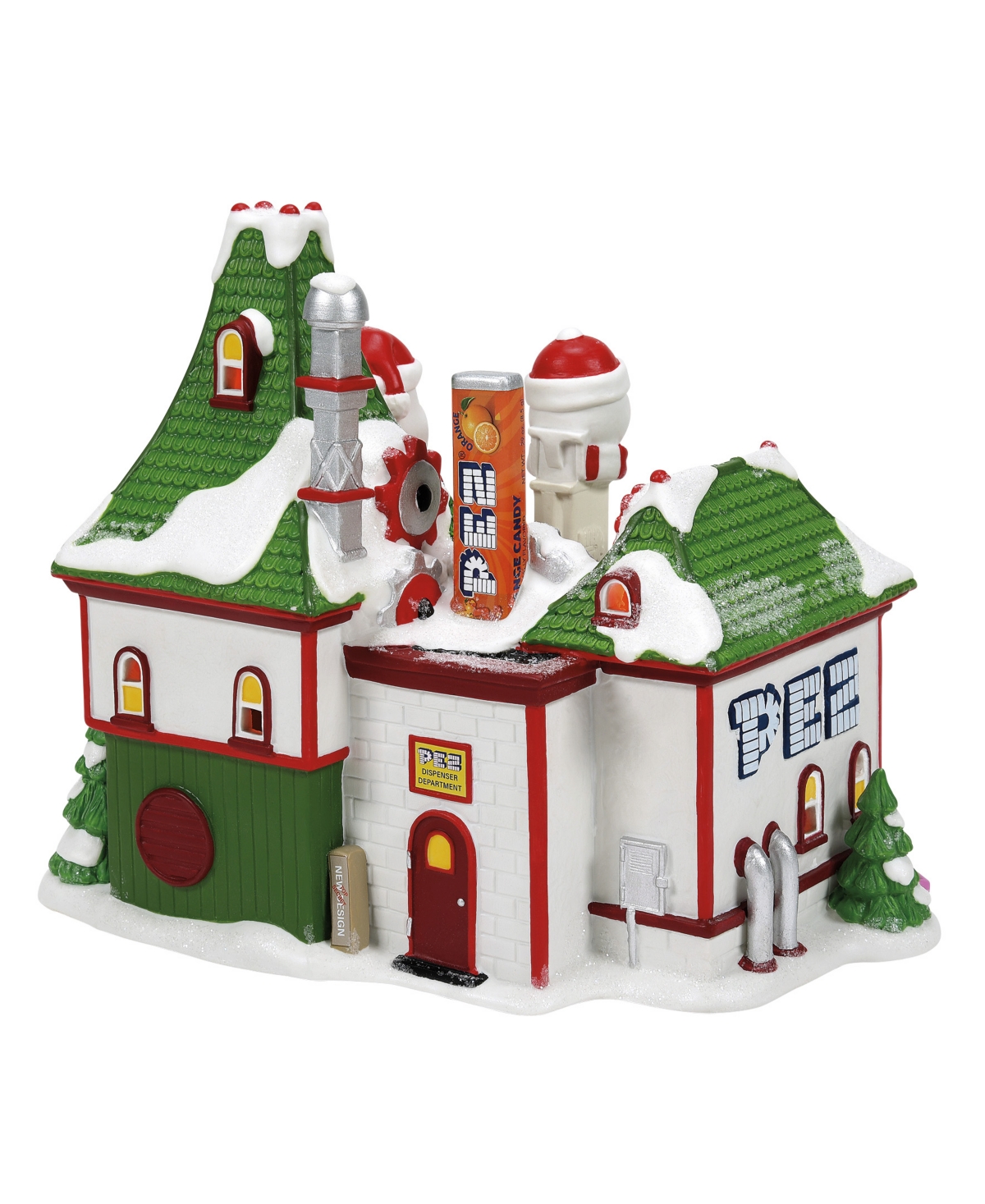 Department 56 Christmas in the City Light Up Santa's Corner Confectionery Figurine