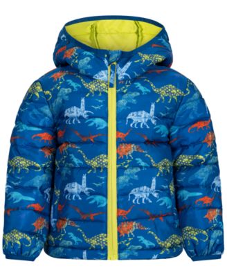 Toddler Boys' 2T-5T Dino Print Midweight Packable Jacket