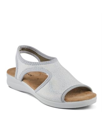 Women's Nyaman-Pindott Slingback Sandal with Rubber Sole