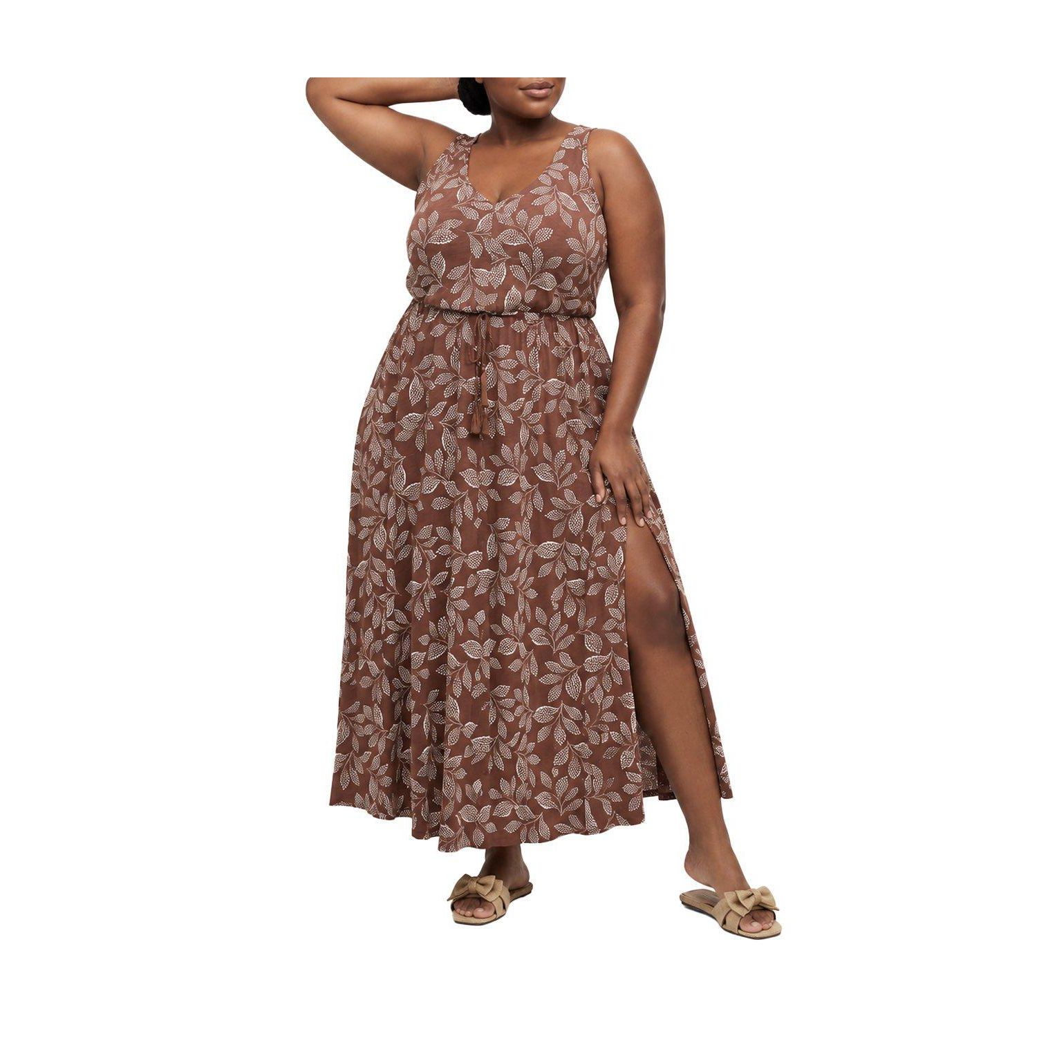 Plus Size Belle Isle Cinched-Waist Maxi Sundress