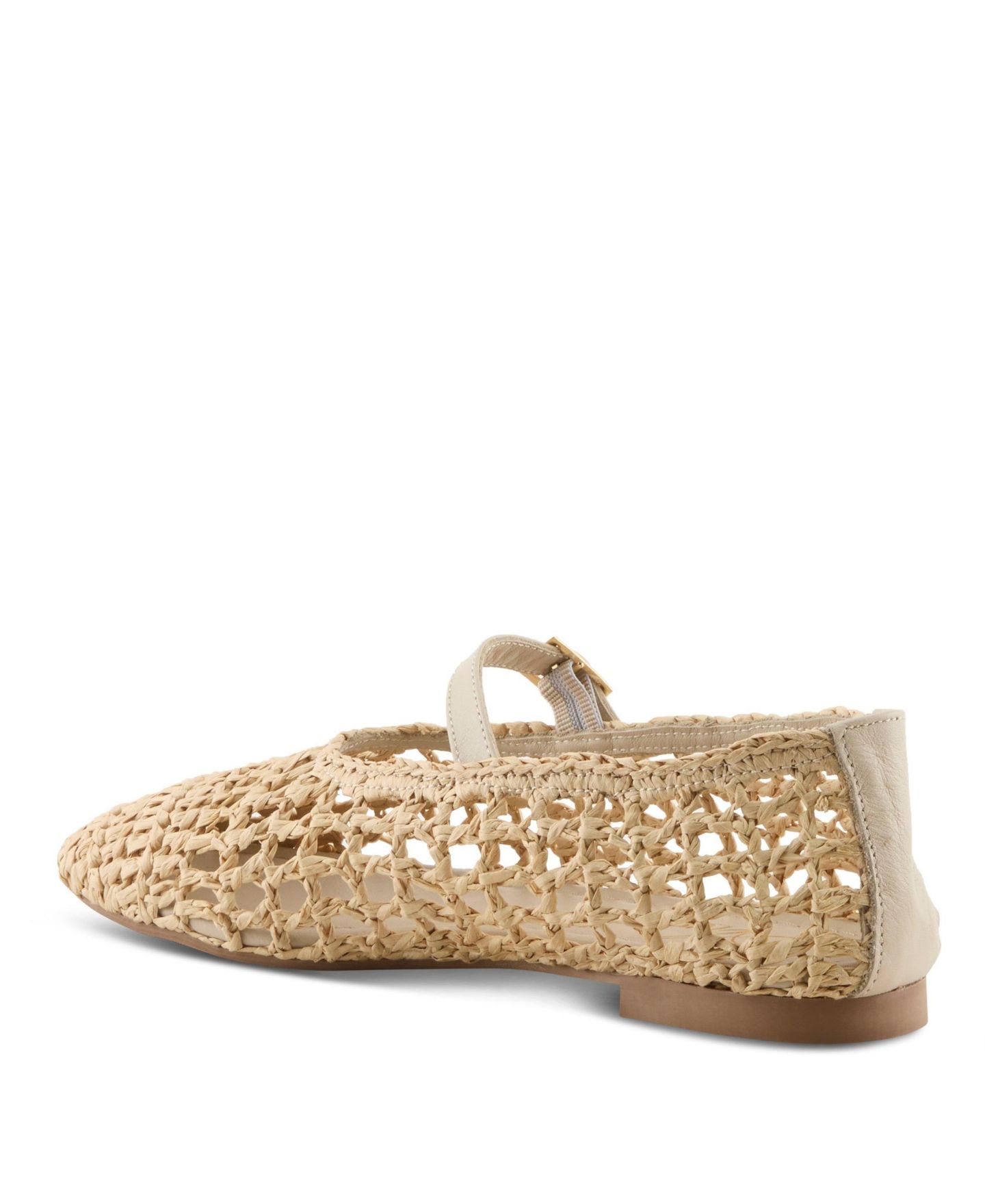 Женские балетки Azura Thevineyard Ballet with Crochet Knit Upper, цвет: Бежевый — фото 7