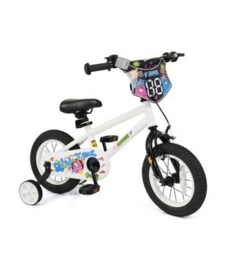12-Inch Kids Bike with Coaster Brake and Training Wheels, 110 lbs. Capacity, Ages 3-4