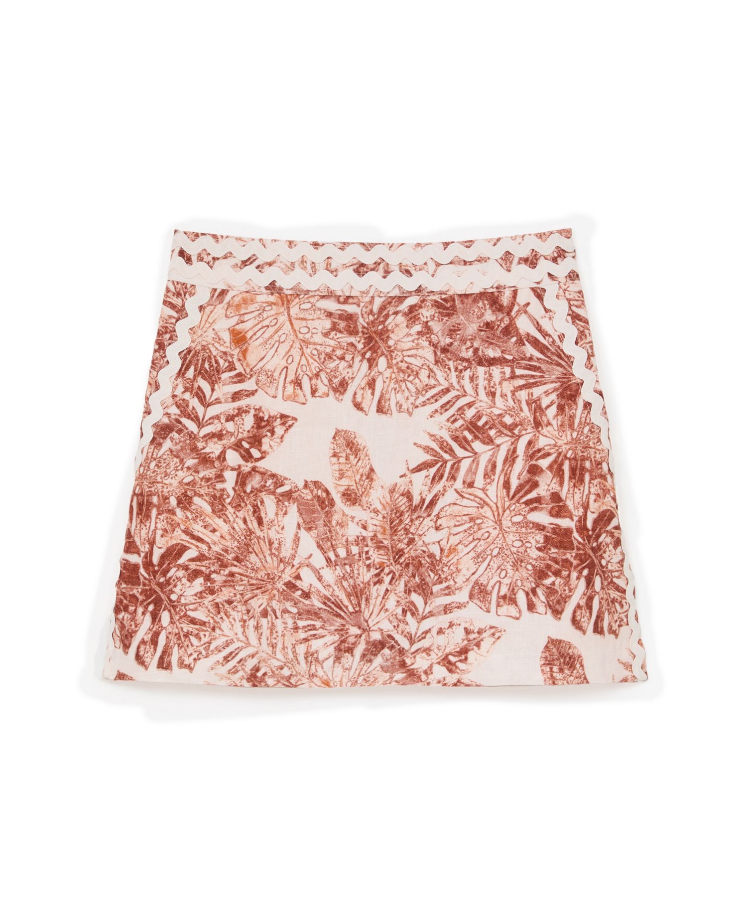 Women's Mila High-Waisted A-Line Linen Skirt