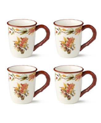 Autumn Meadows Mugs, Set of 4