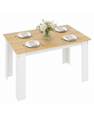 47" Modern Dining Table for 4-6 People Kitchen Table, and