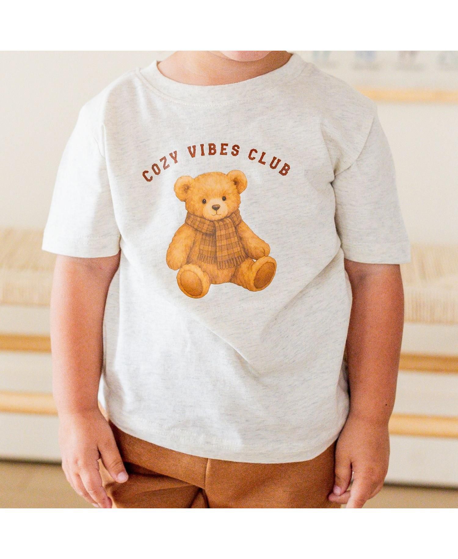 Little Boys Cozy Teddy Short Sleeve T-Shirt