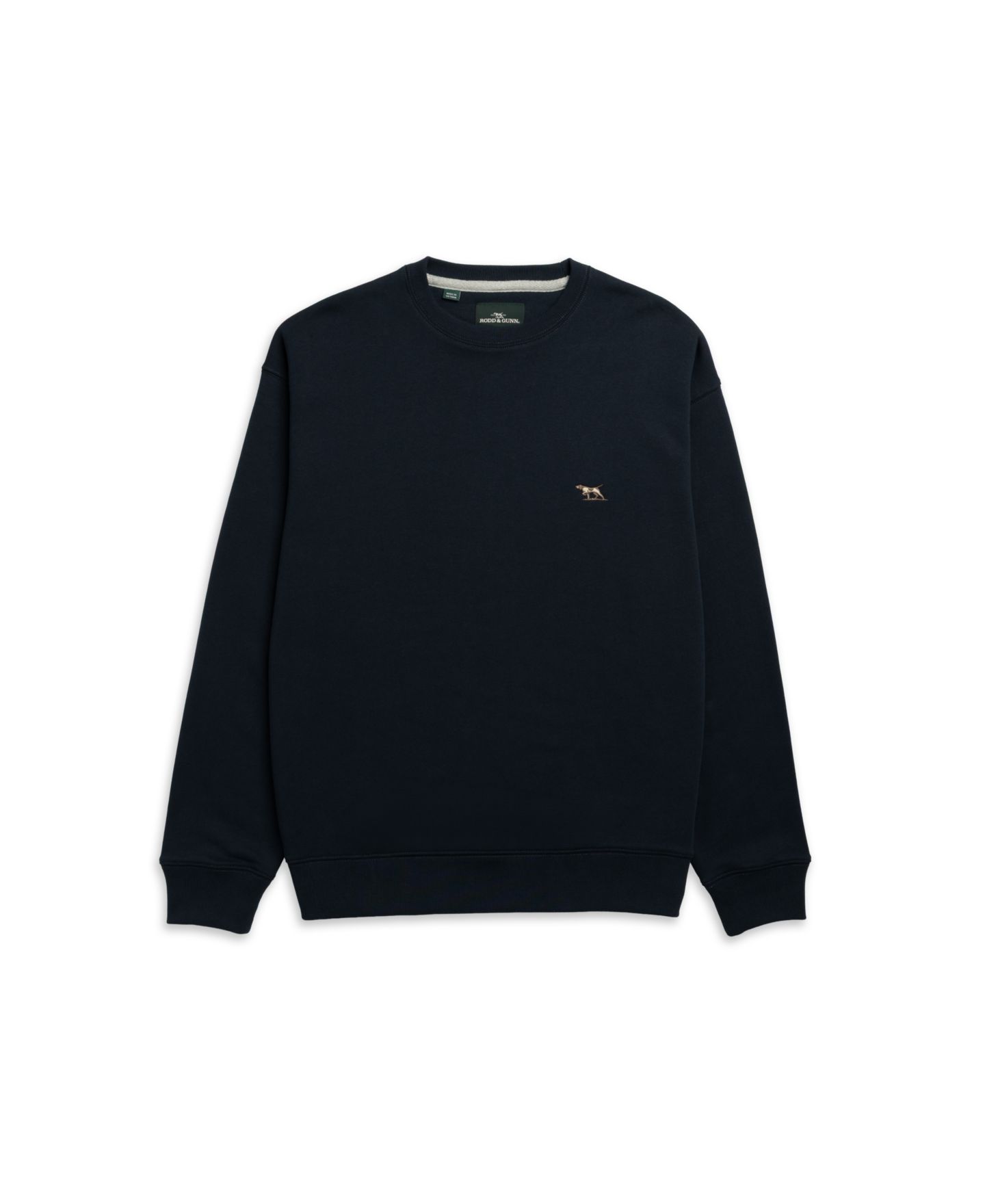 Мужской свитшот Rodd & Gunn Otago Cotton Crew Neck, цвет: Eclipse — фото 3