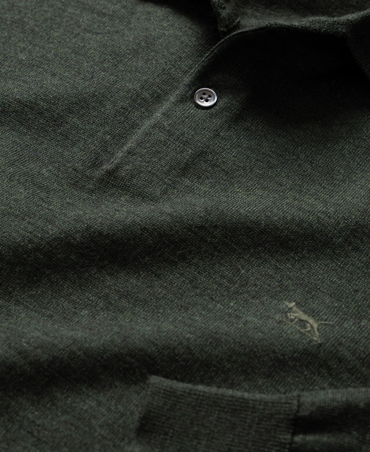 Мужской свитер Rodd & Gunn Way Spur Cotton Knit, цвет: Oakmoss — фото 3