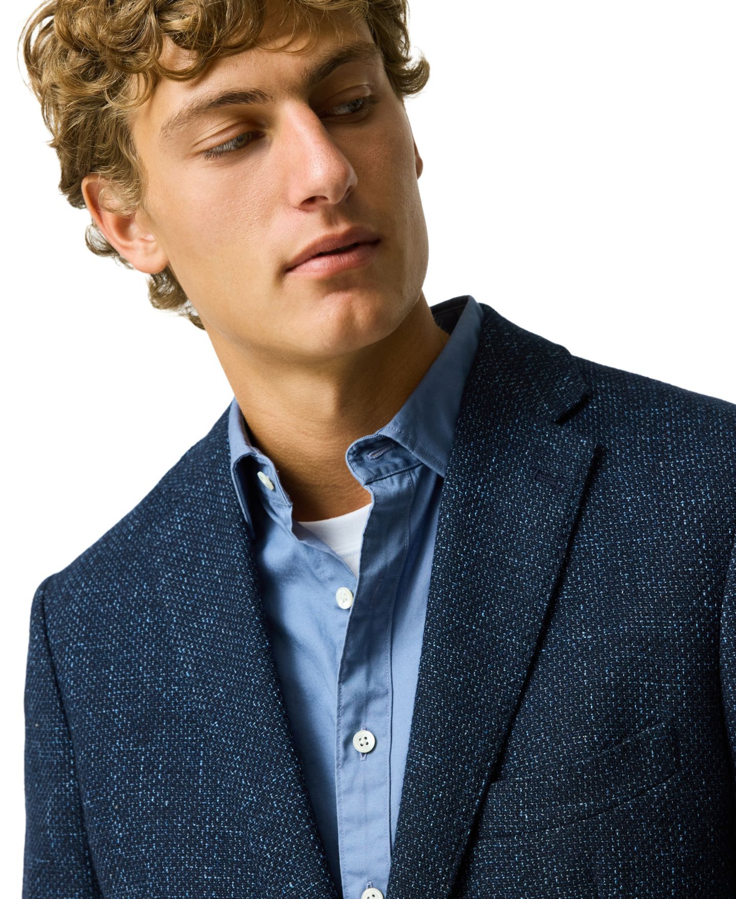 Мужская куртка Rodd & Gunn Archbold Wool, цвет: Морской — фото 2