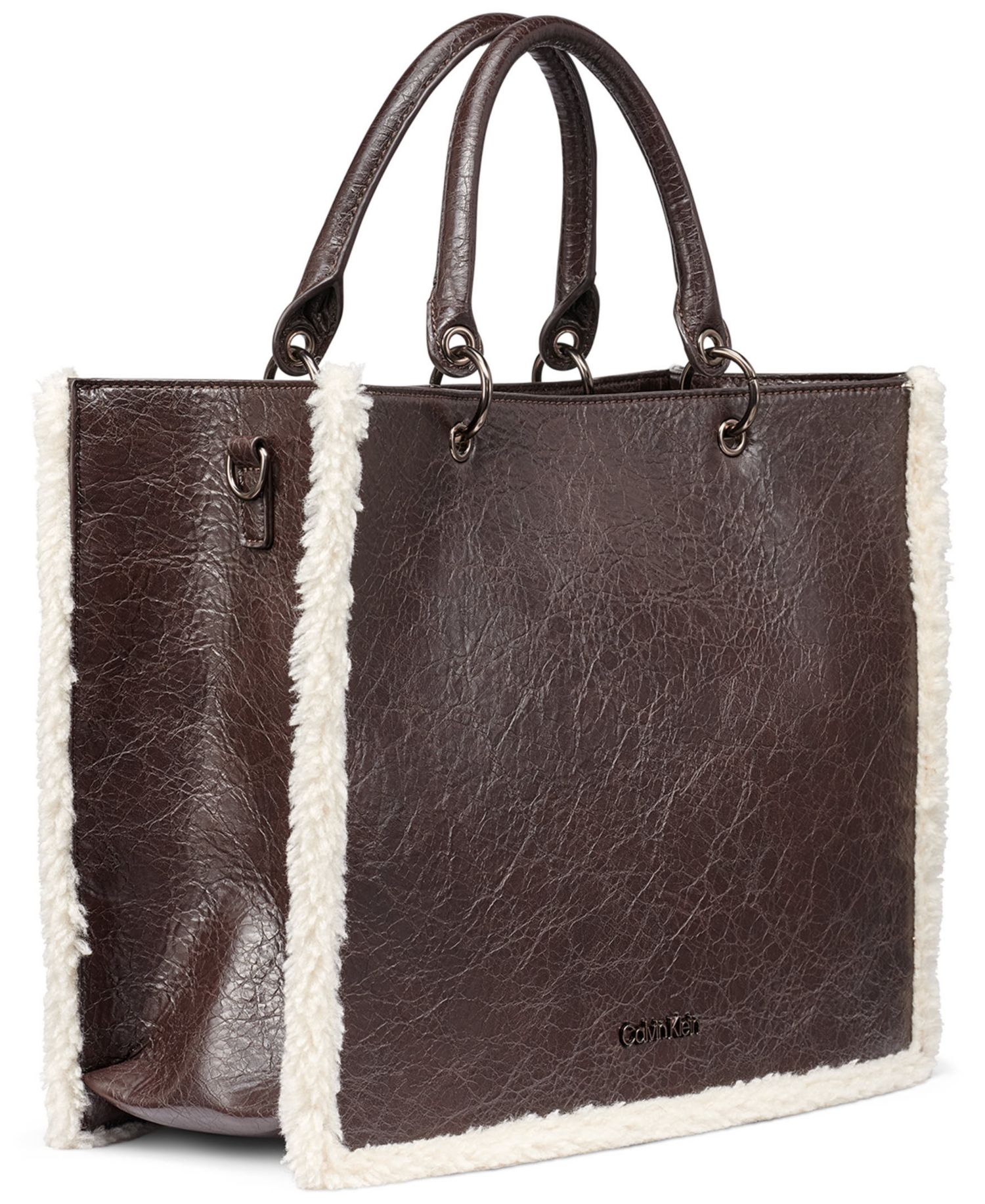 Kieran Medium Sherpa Tote Handbag