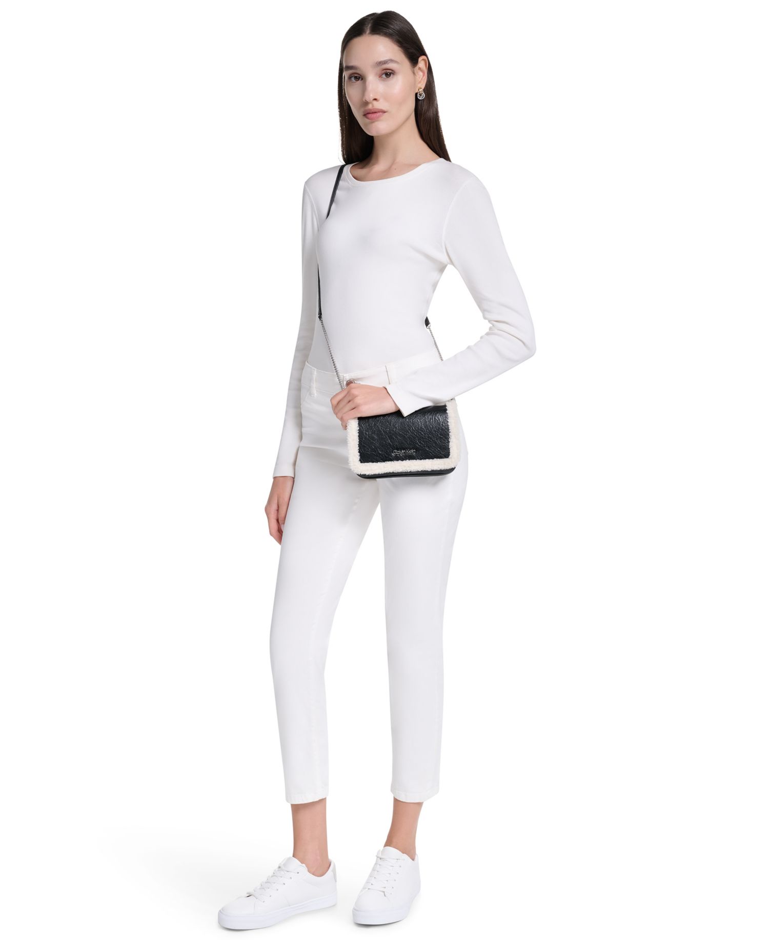 Emma Sherpa Mini Crossbody Handbag