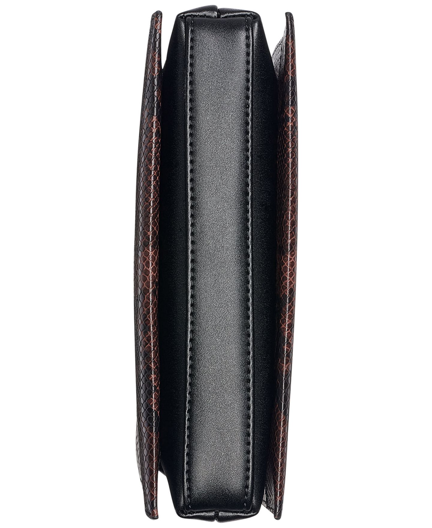Женская сумка Calvin Klein Sybil Small Adjustable Crossbody, цвет: Кофейный / Чёрный — фото 5