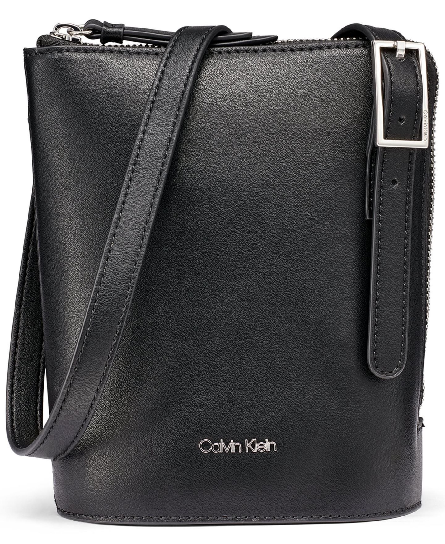 Женская сумка Calvin Klein Harlan Mini Crossbody, цвет: Чёрный / Серебряный — фото 1