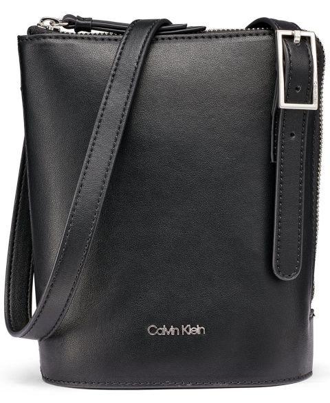 Женская сумка Calvin Klein Harlan Mini Crossbody, цвет: Чёрный / Серебряный