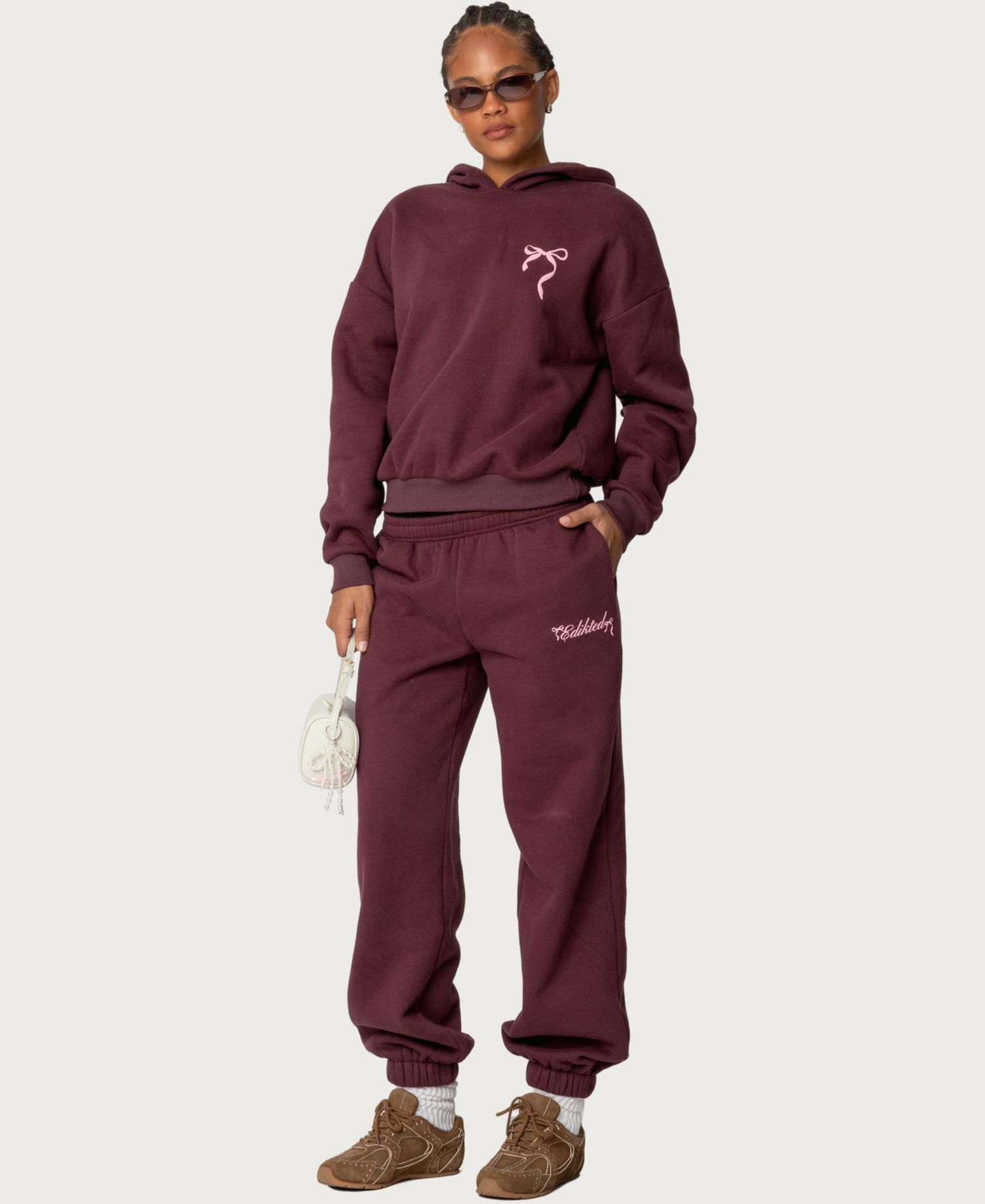Women's Sasha Oversized Graphic Fleece Hoodie