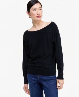 Women's Boat Neck Long-Sleeve Sweater