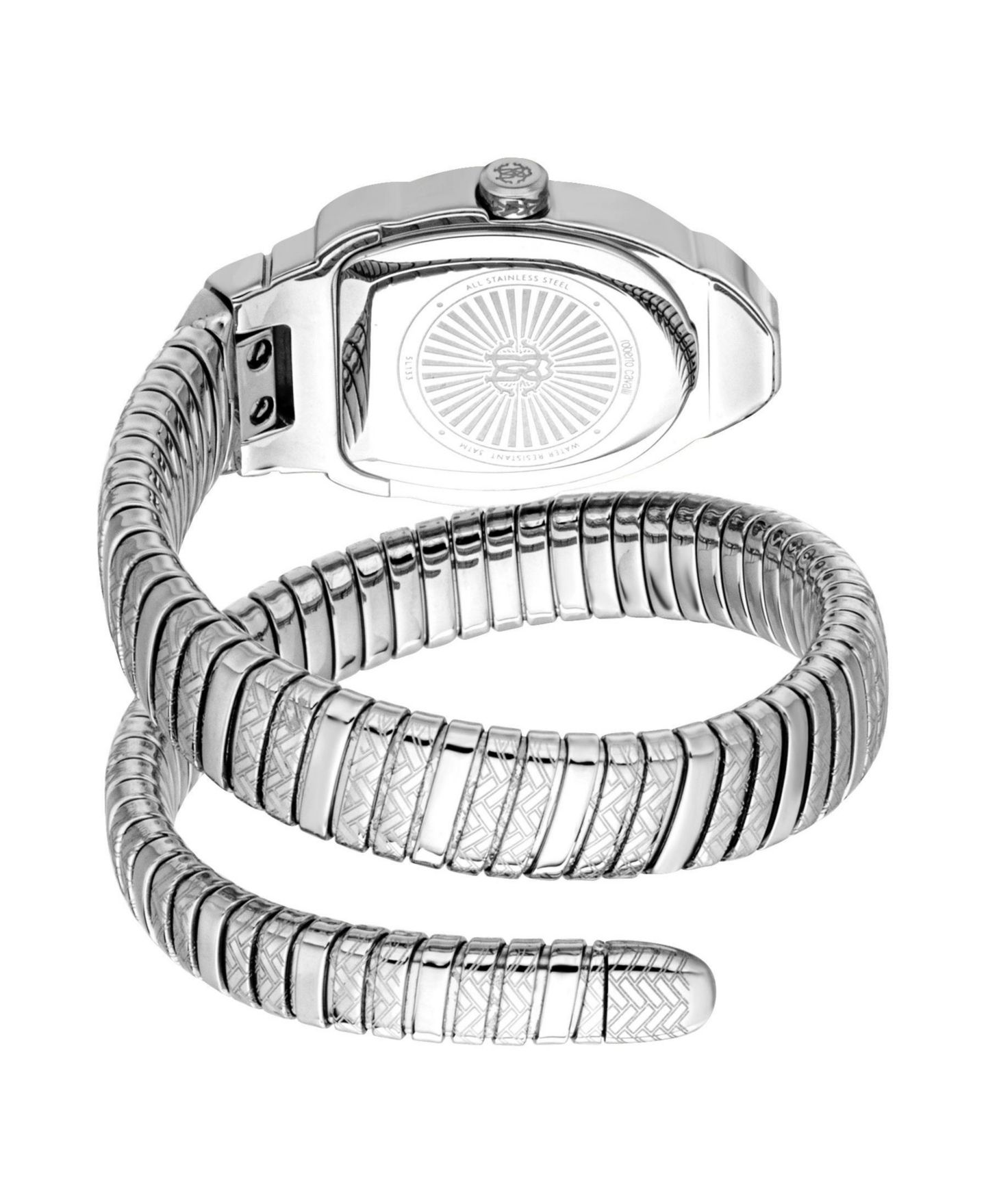 Женские часы Roberto Cavalli Aurora Quartz Stainless Steel Bracelet Watch, цвет: Серебряный — фото 2