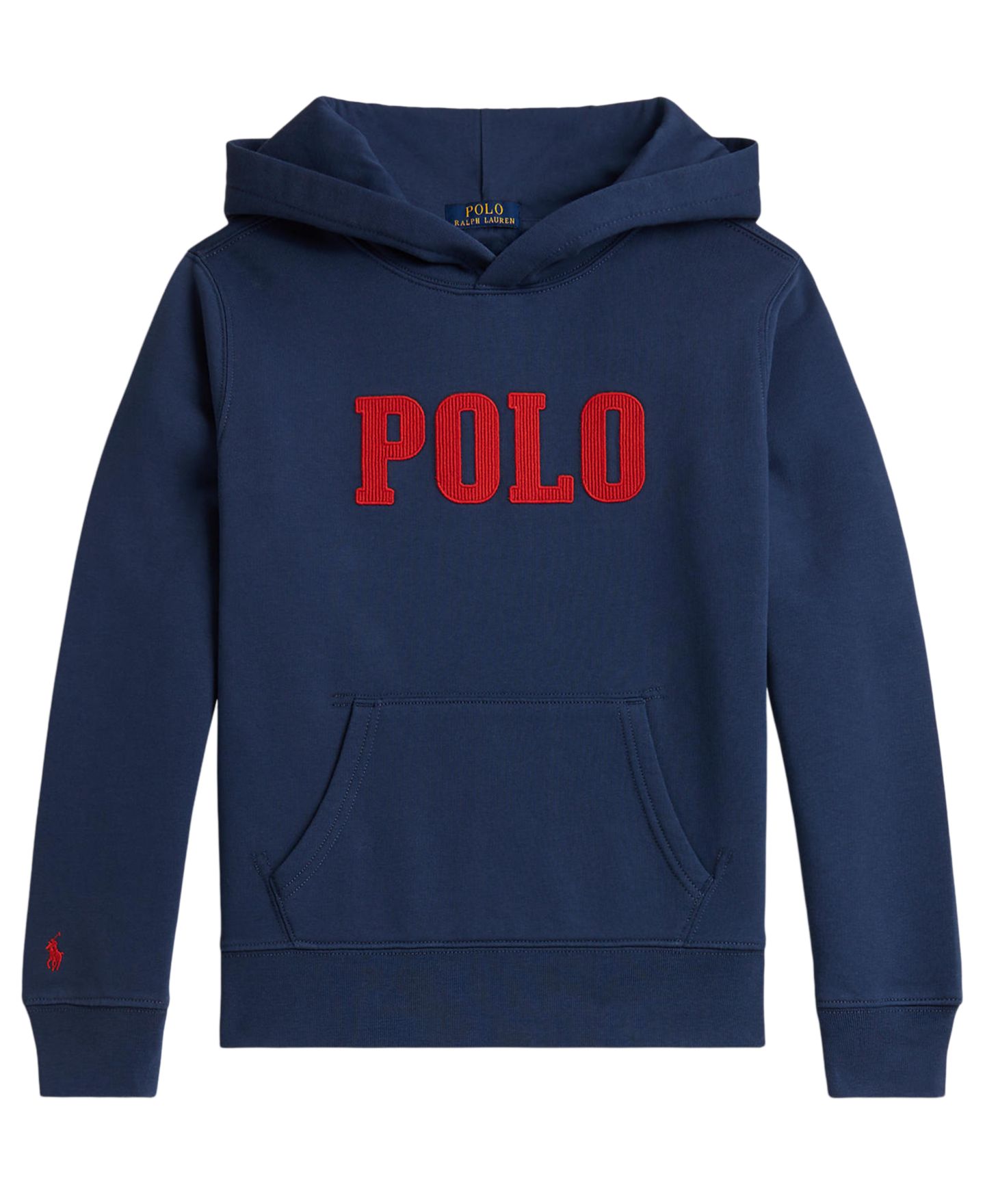 Худи Polo Ralph Lauren Logo Fleece для мальчиков, цвет: Тёмно-синий — фото 5