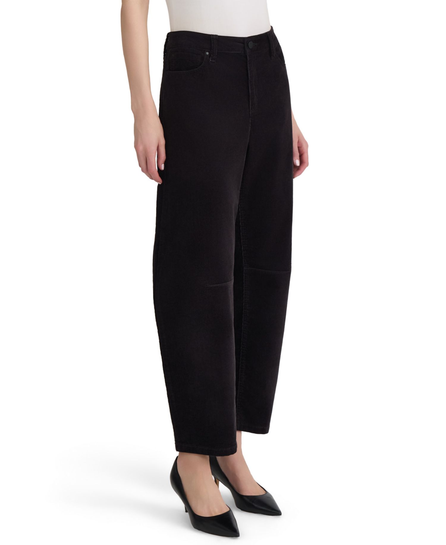 Women's Lexington Mid-Rise Barrel Corduroy Pants