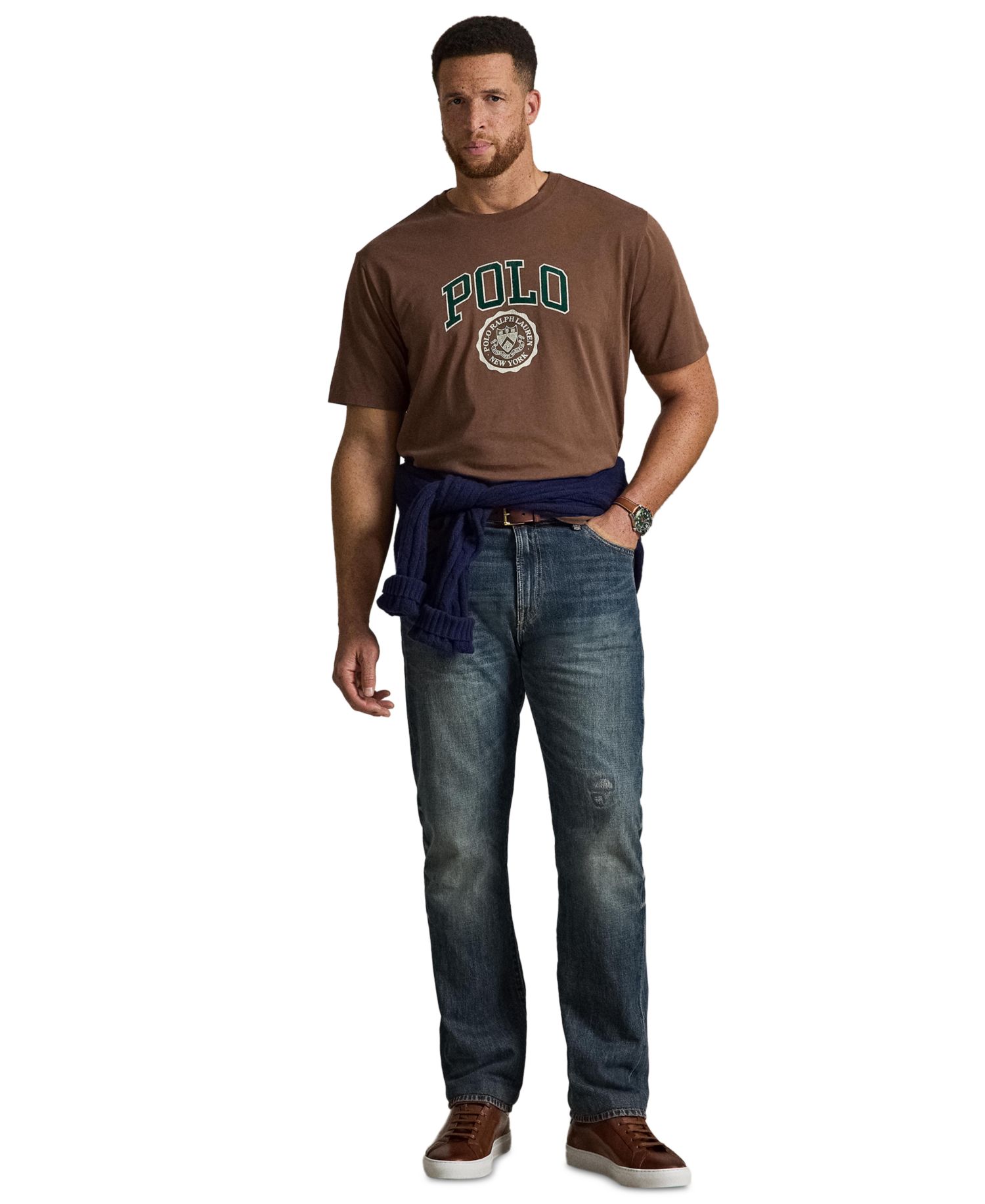Men's Big & Tall Logo Jersey T-Shirt