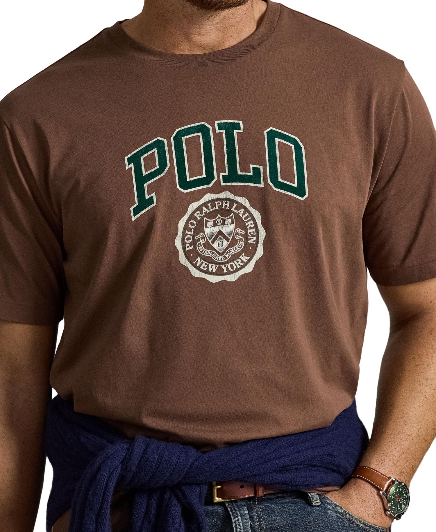 Men's Big & Tall Logo Jersey T-Shirt