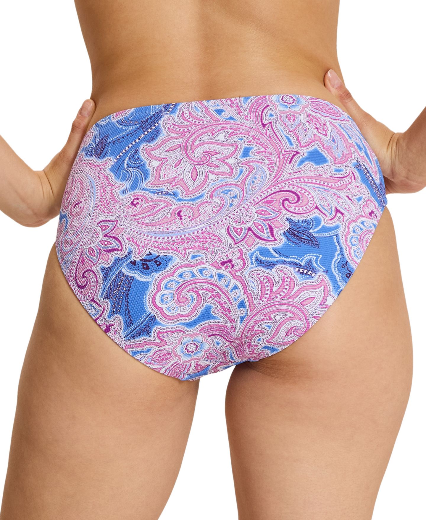 Низ бикини Daze, высокая посадка, пейсли — Tommy Bahama, цвет: Синий — фото 2
