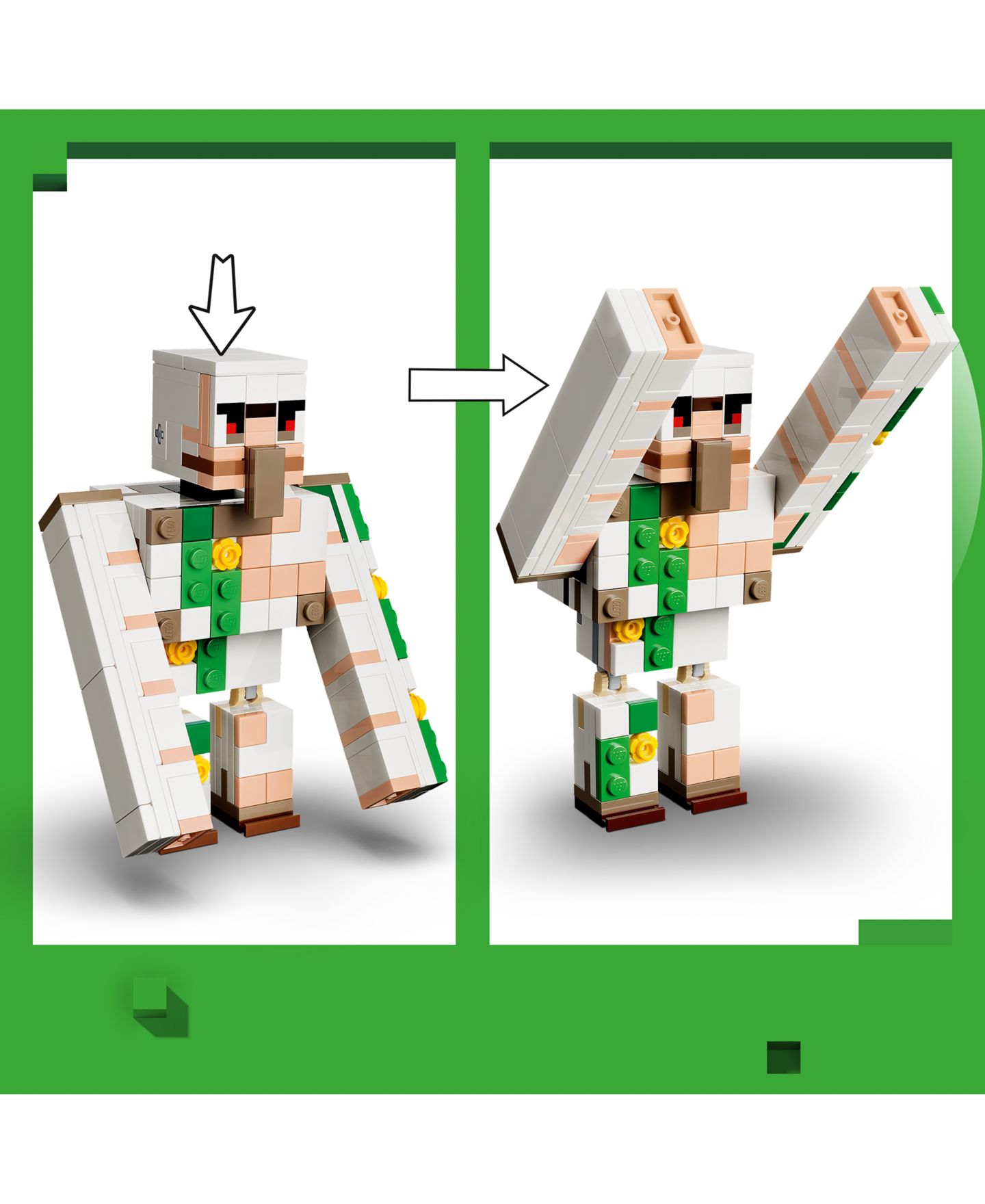 Детские конструкторы LEGO® Minecraft Chicken Jockey Desert Attack 21592, 428 Pieces — фото 4