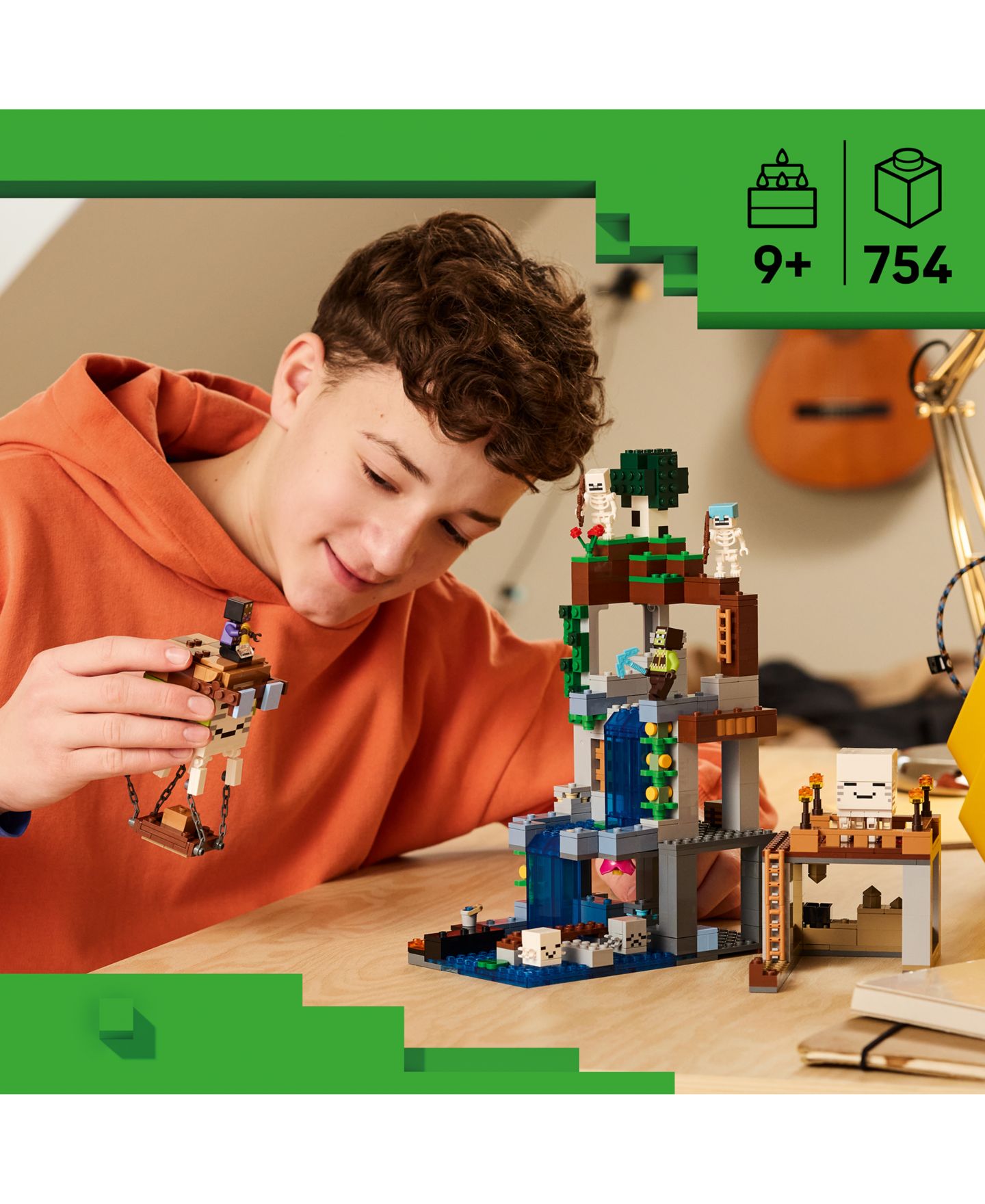 Детские конструкторы LEGO® Minecraft Ghast Station Toy for Kids 21597, 754 Pieces — фото 4