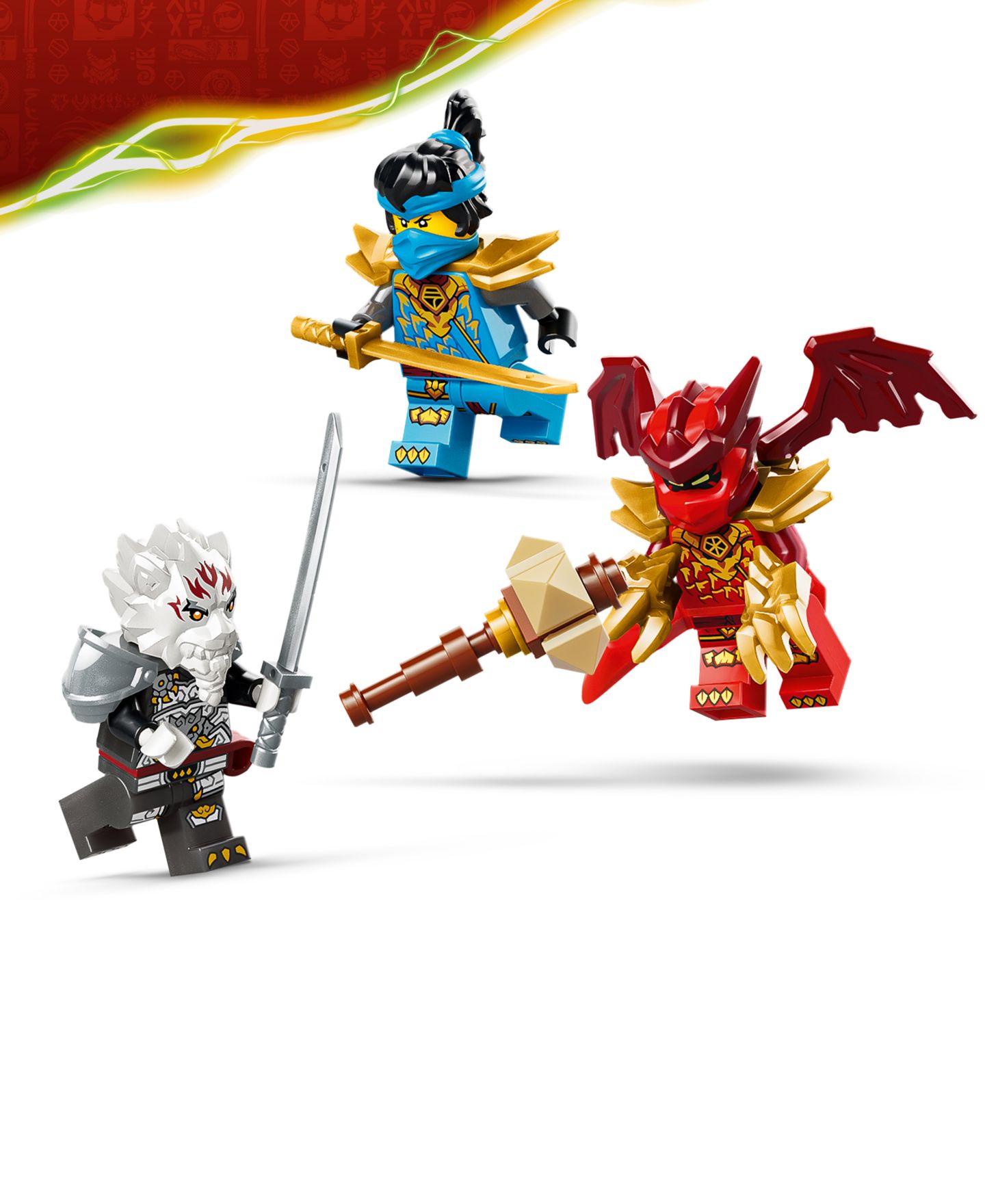Детские конструкторы LEGO® Ninjago Zilvar and Grimtak the Dragon Beast 71863, 232 Pieces — фото 2