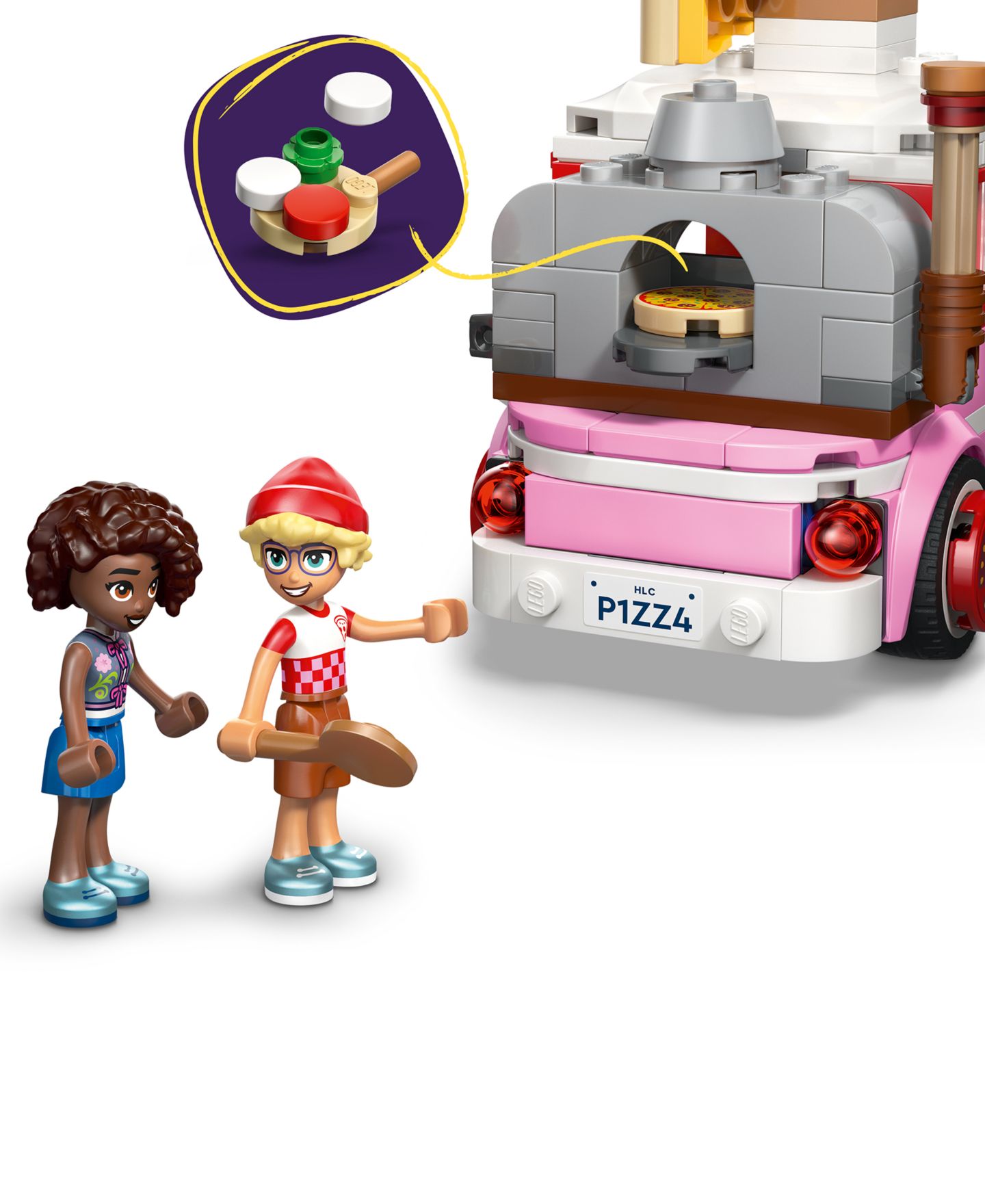 Детские конструкторы LEGO® Friends Pizza Truck Building Toy 42694, 190 Pieces — фото 2