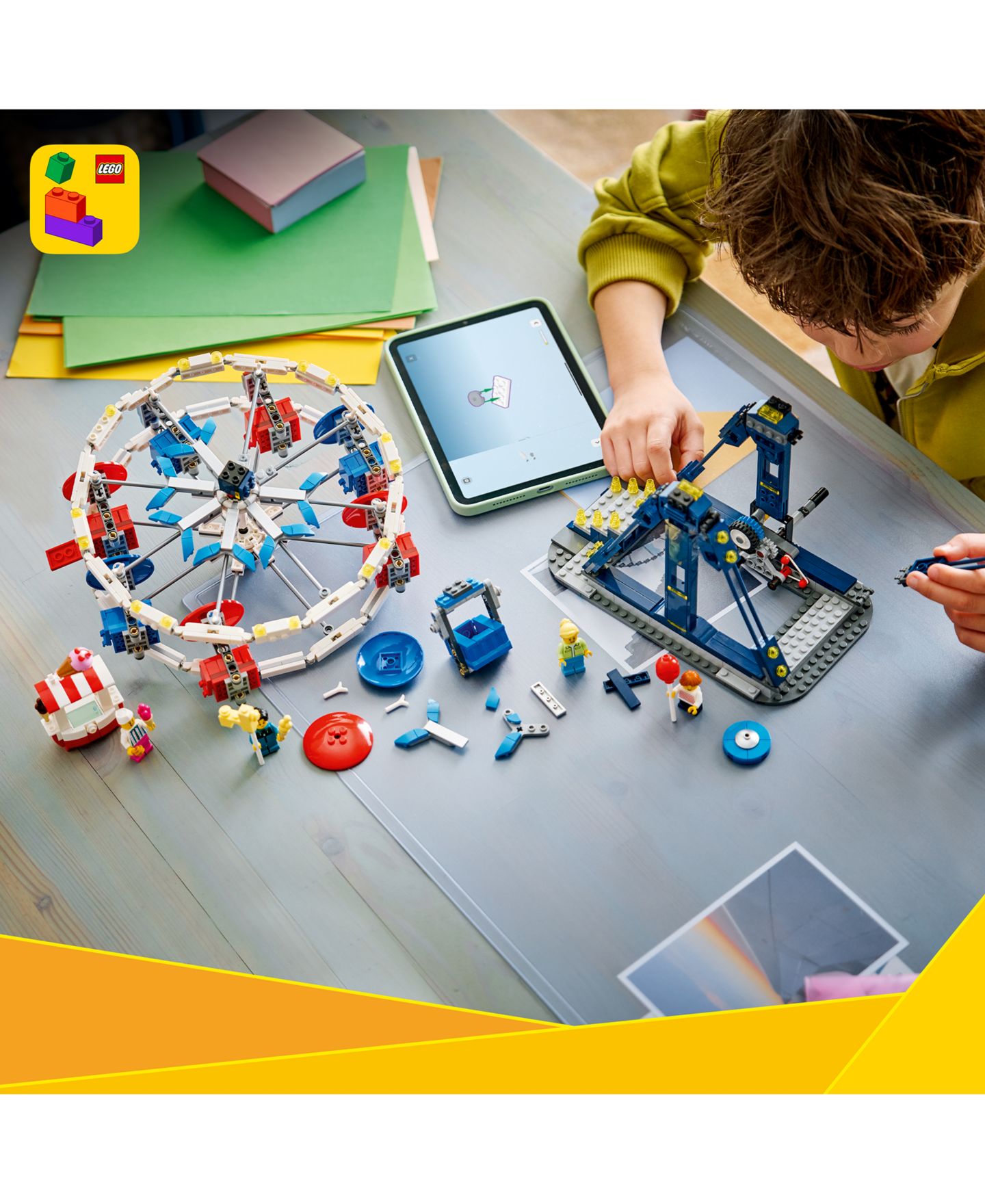Детские конструкторы LEGO® Creator 3 in 1 Iconic Ferris Wheel 31389, 916 Pieces — фото 4
