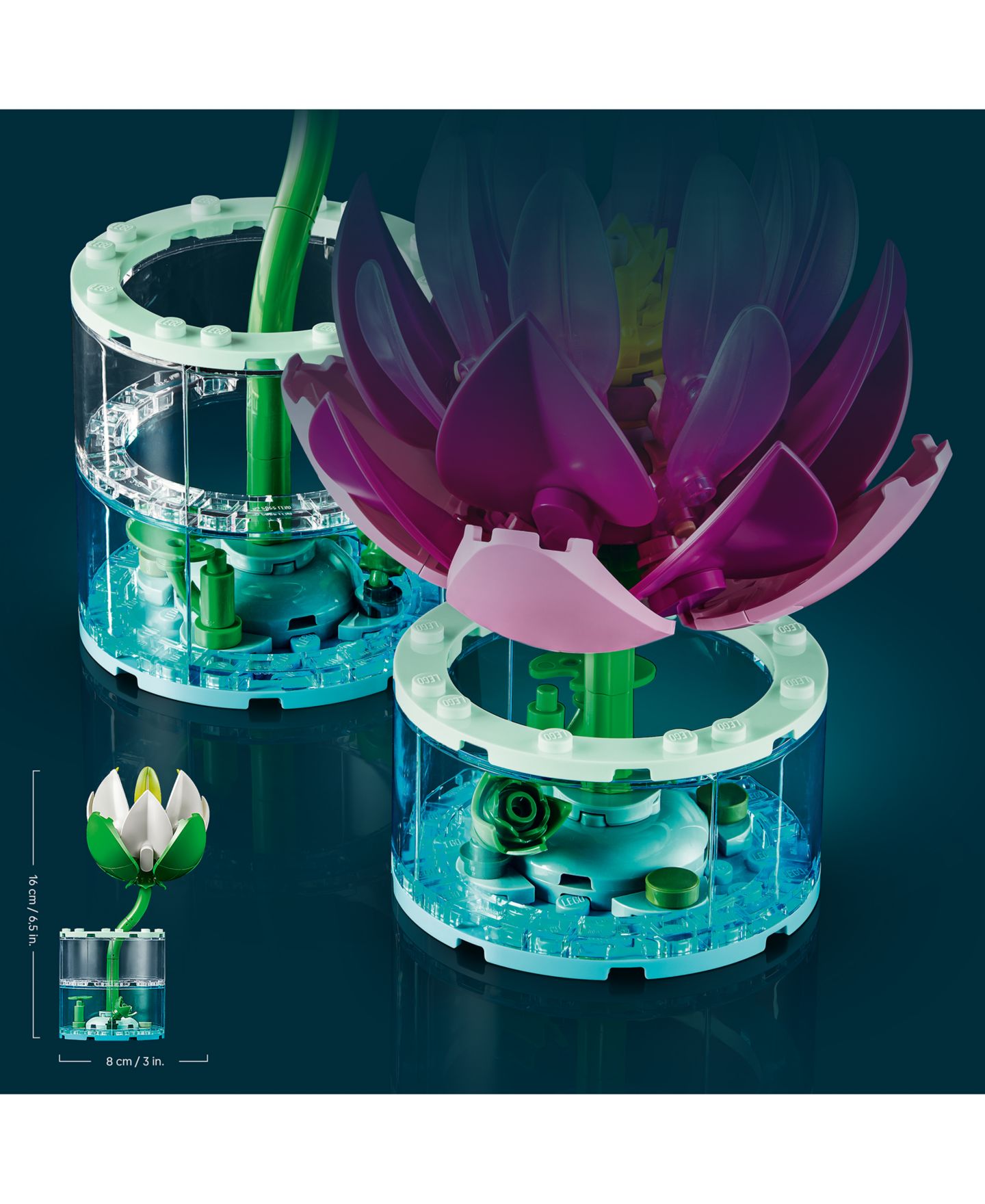 Детские конструкторы LEGO® Botanicals Water Lilies Building Toy 11511, 259 Pieces — фото 4
