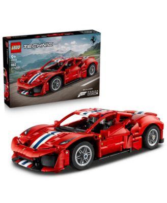 LEGO Technic Ferrari 488 PISTA Car Toy 42235, 882 Pieces