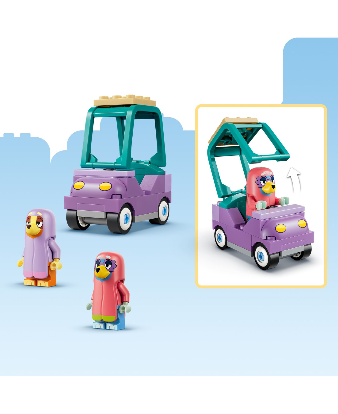 Детские конструкторы LEGO® Bluey Grannies with Bingo and Bluey 11216, 80 Pieces — фото 5