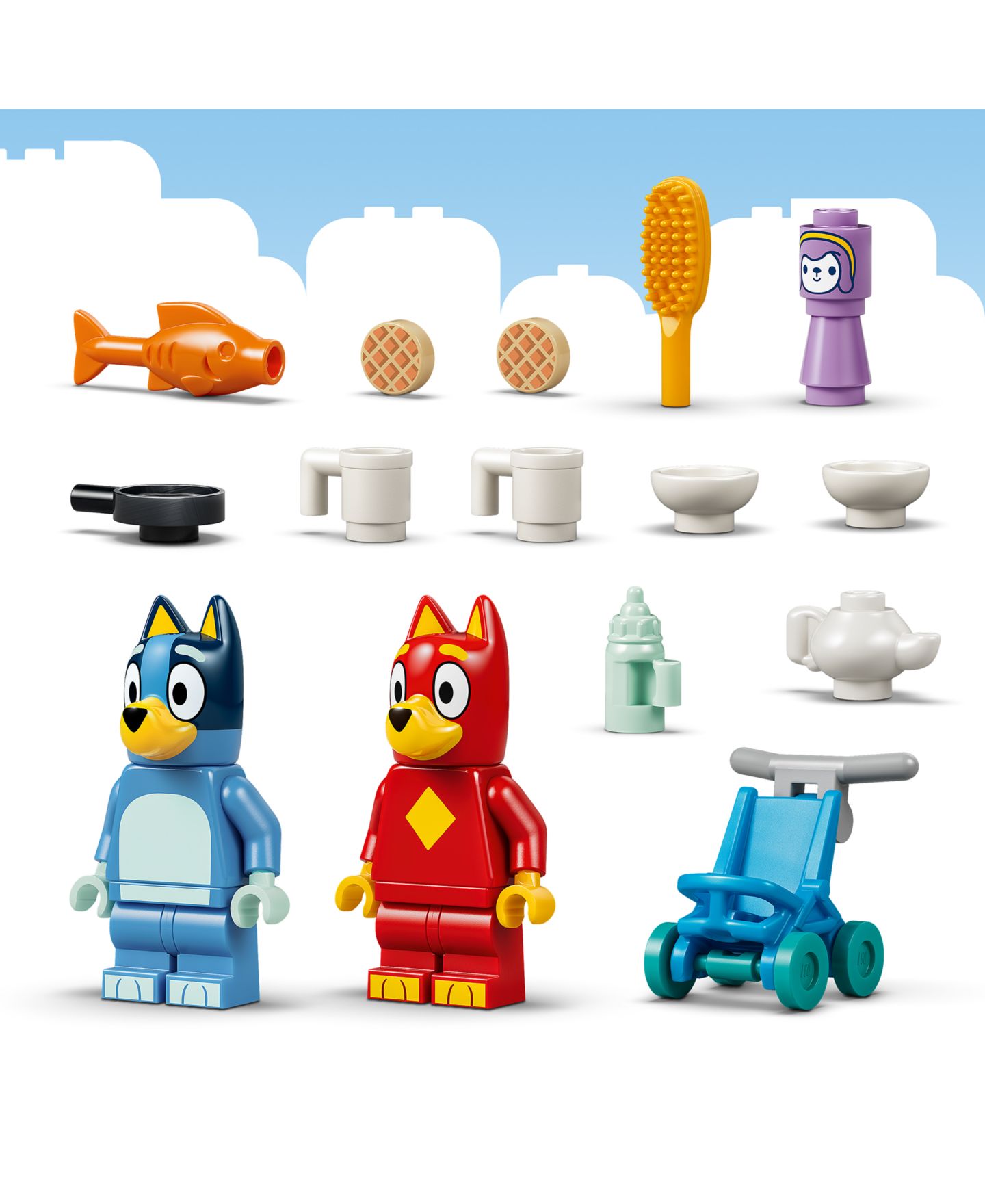 Детские конструкторы LEGO® Bluey School with Rusty and Bluey 11221, 106 Pieces — фото 3