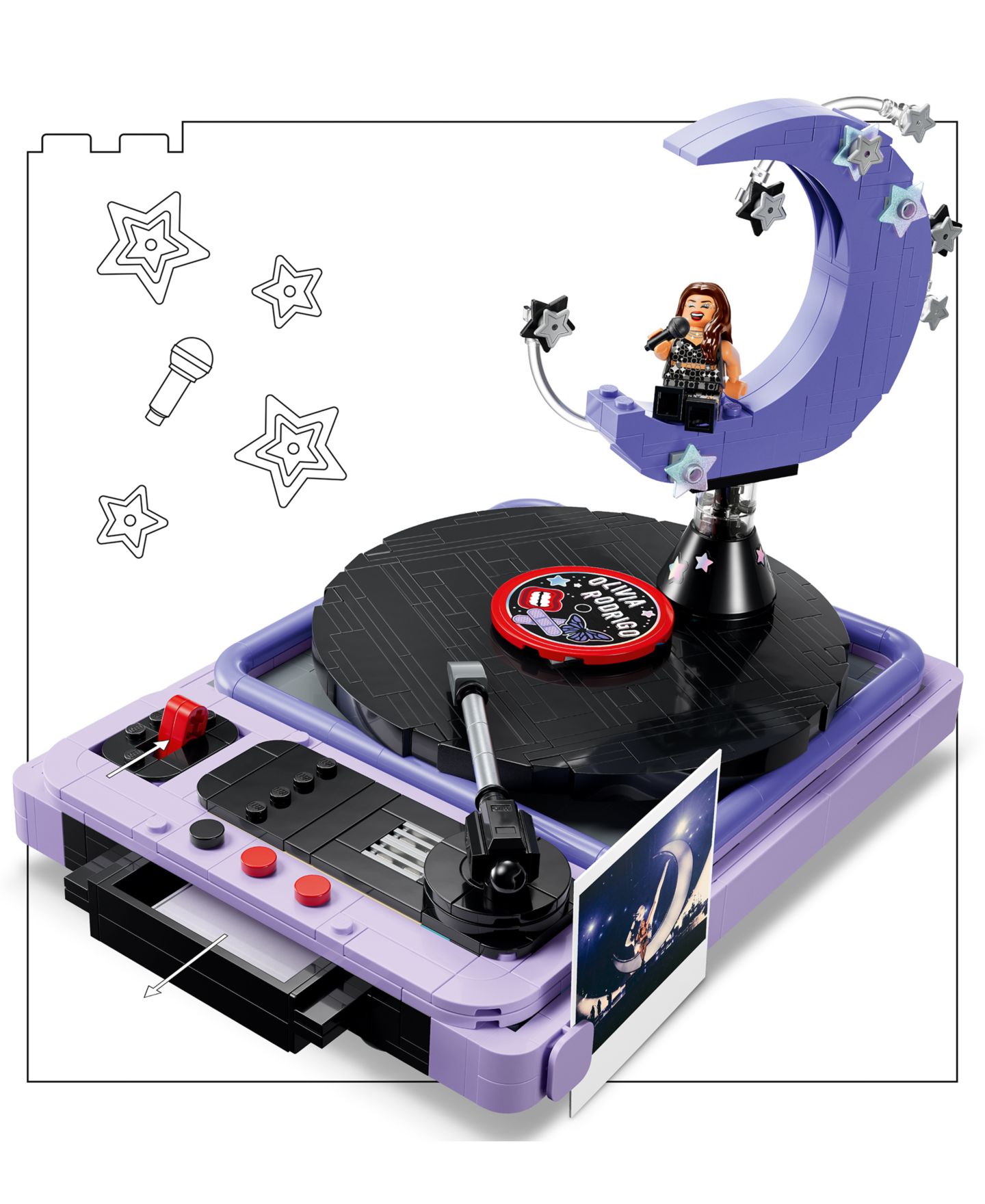 Детские конструкторы LEGO® Editions Olivia Rodrigo's Concert Moon 43029, 670 Pieces — фото 2