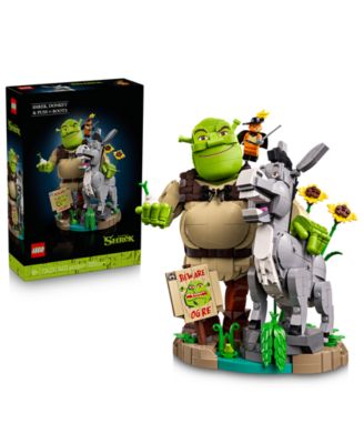 Shrek: Shrek, Donkey Puss in Boots 72423 1,403-Piece Building Set, Ages 18+