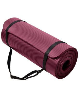 Yoga Mat, 1" Extra Thick Exercise Pilates Workout Mat