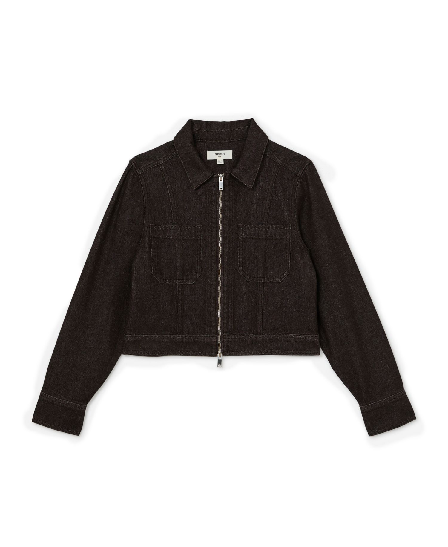 Women's Lotta Cropped Denim Zip-Through Jacket