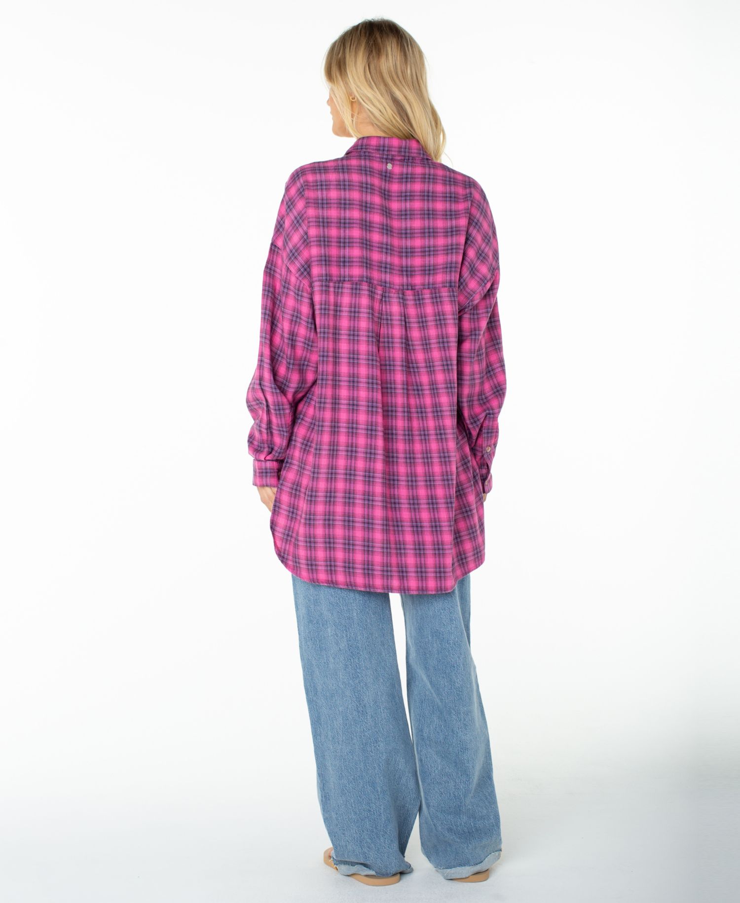 Women's Driftwood Oversized Button-Up Shirt