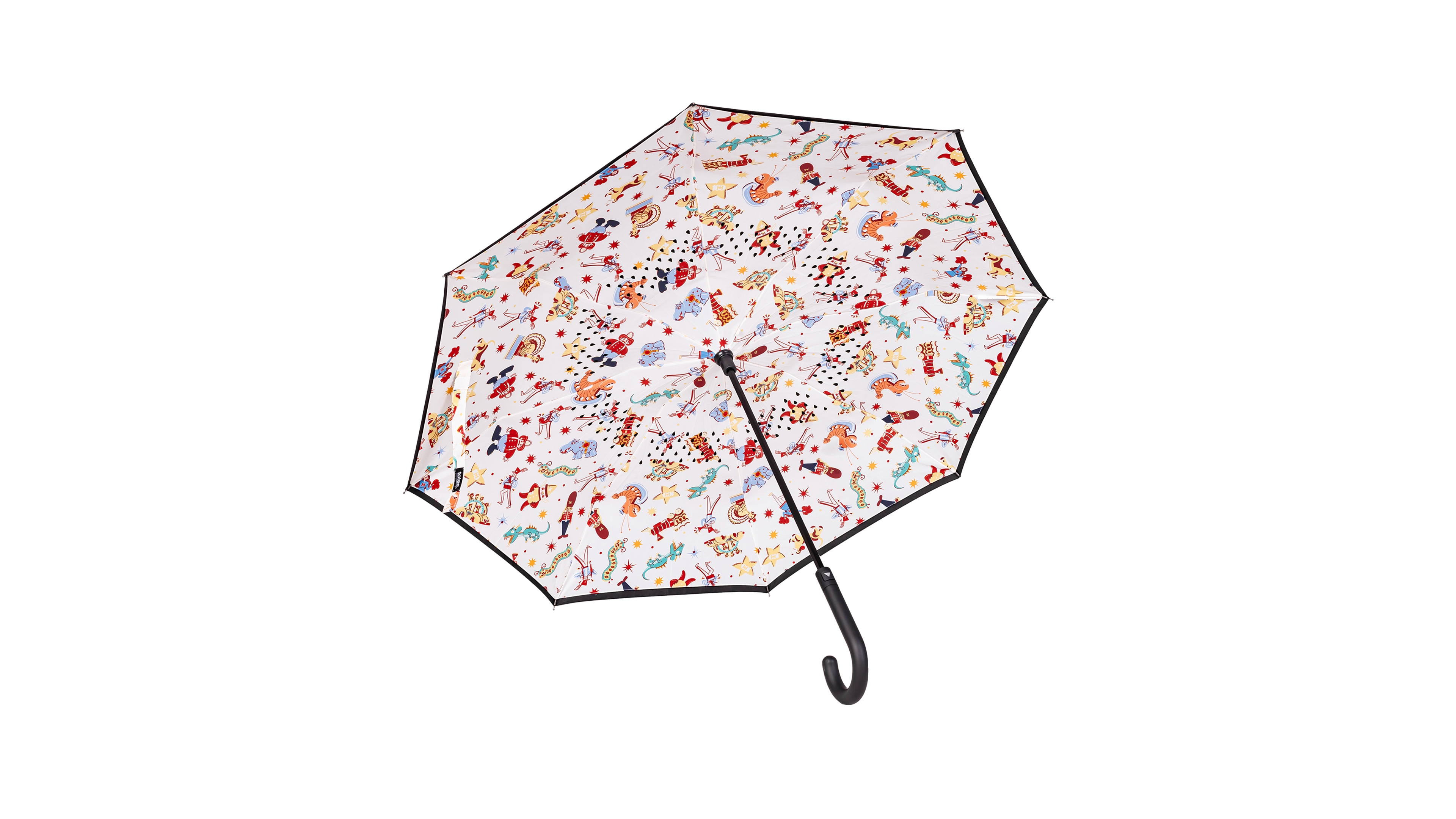 Totes Men's Reverse Close Stick Umbrella